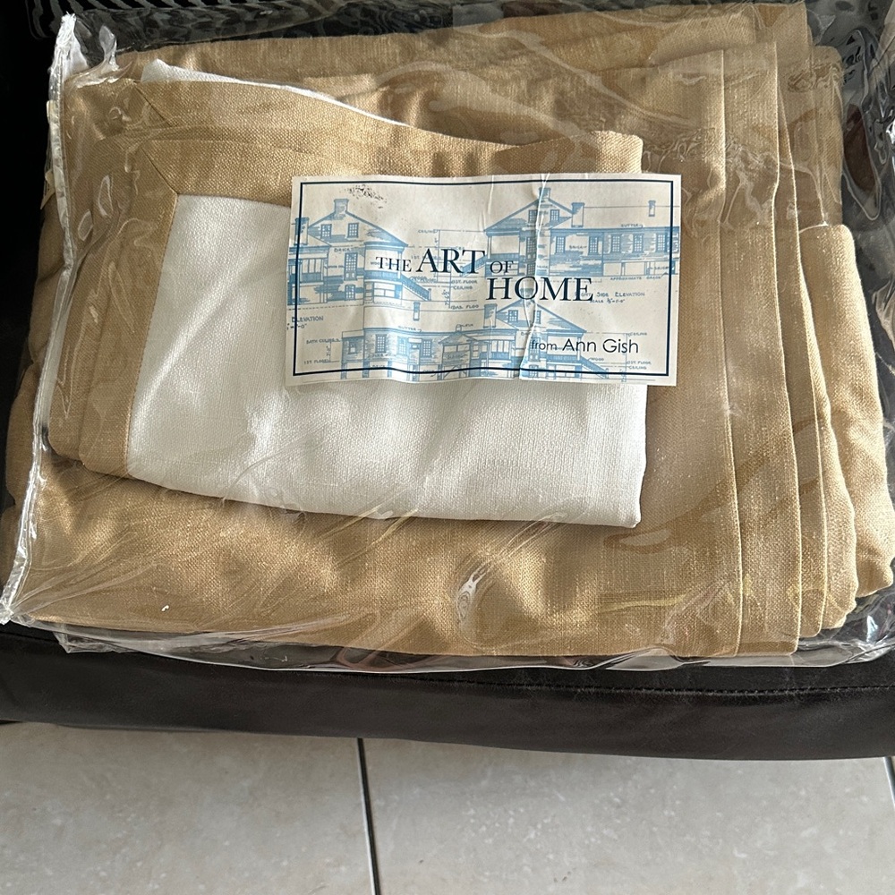 Ann Gish Luxurious Gold and Cream Comforter